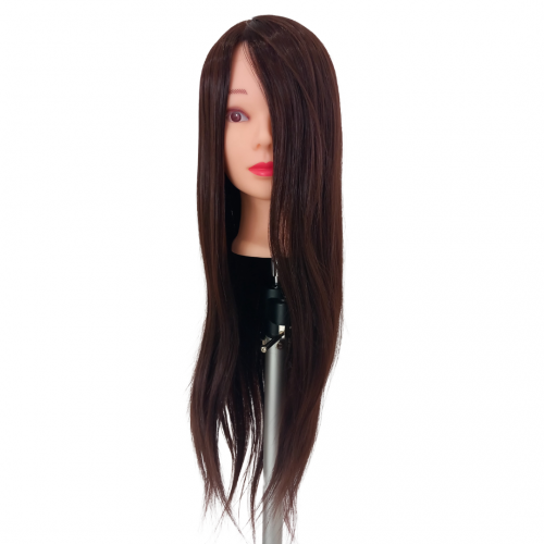 tréninková hlava tmavě hnědá 60cm