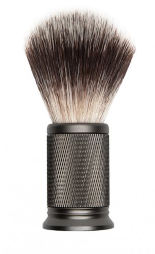 depot 734 vintage anthracite metal shaving brush