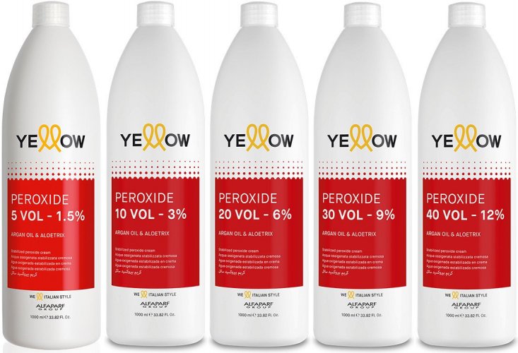 yellow color oxidizing emulsion 1l